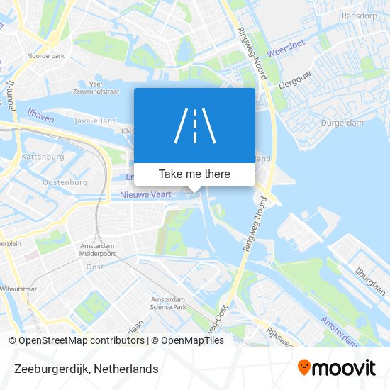 Zeeburgerdijk Karte