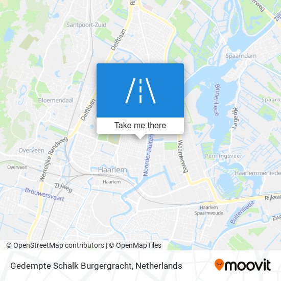 Gedempte Schalk Burgergracht map