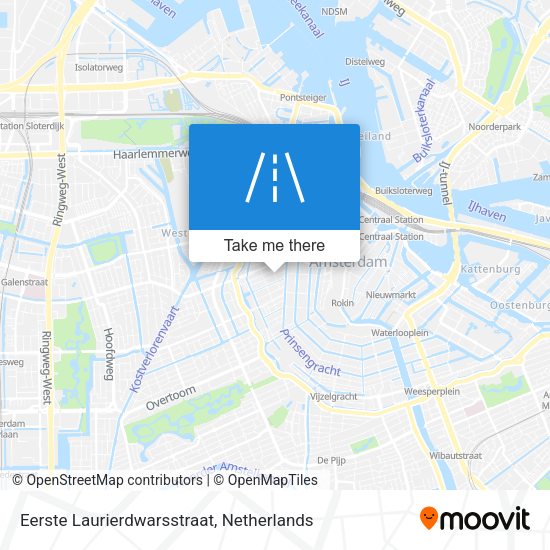 Eerste Laurierdwarsstraat map