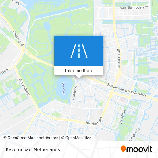 Kazernepad map