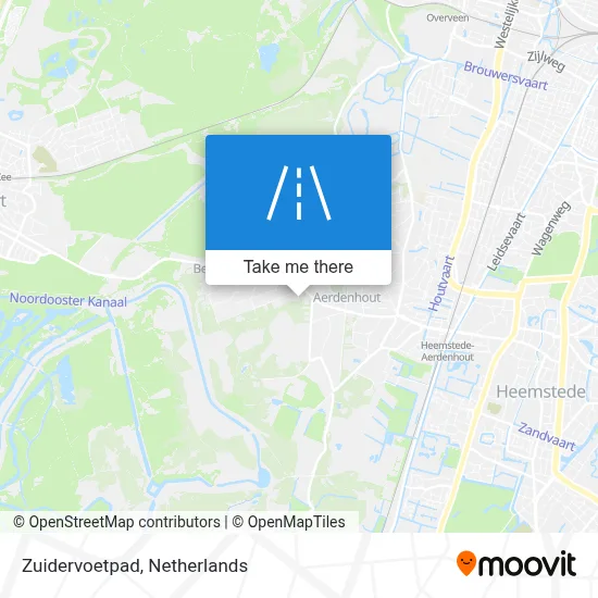 Zuidervoetpad map