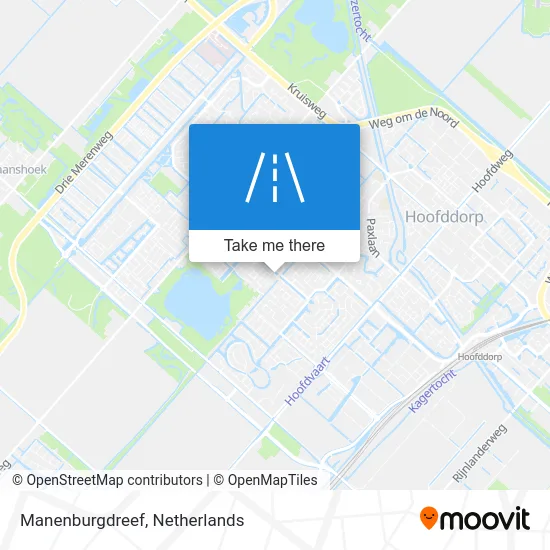 Manenburgdreef map
