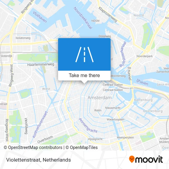Violettenstraat map