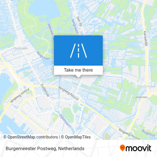 Burgemeester Postweg map