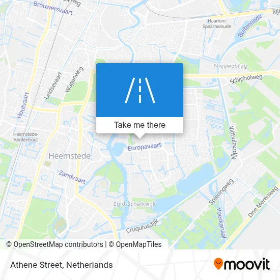 Athenestraat map