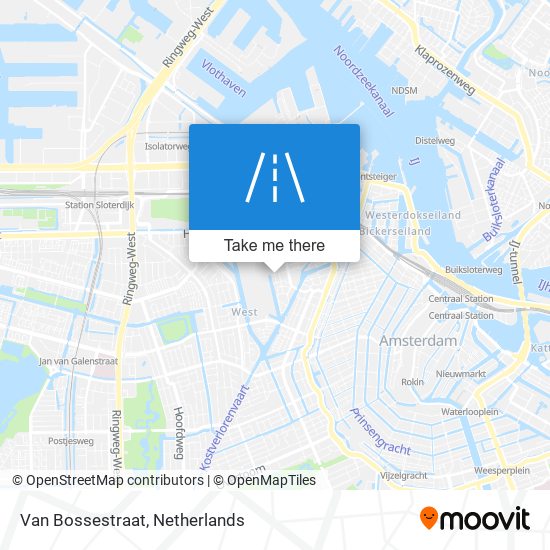 Van Bossestraat map