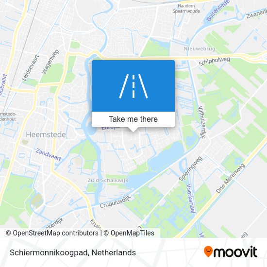 Schiermonnikoogpad map
