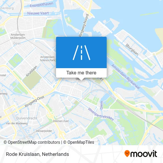 Rode Kruislaan Karte