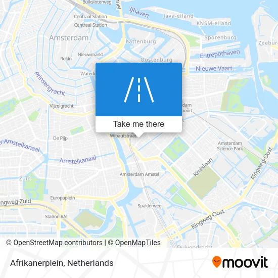 Afrikanerplein map