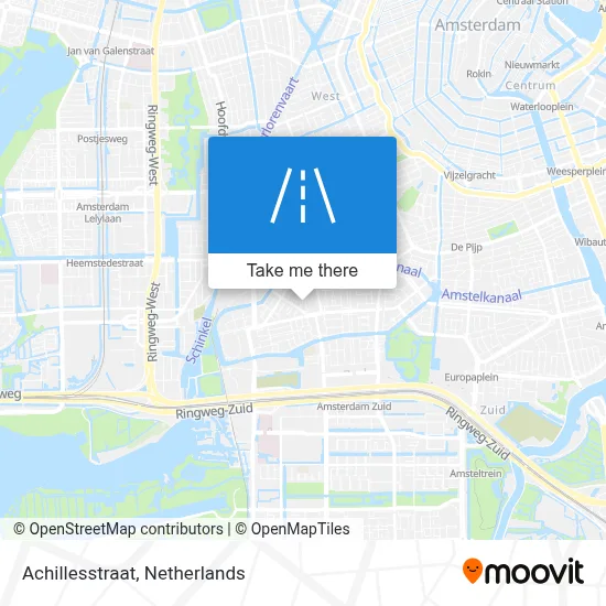 Achillesstraat map