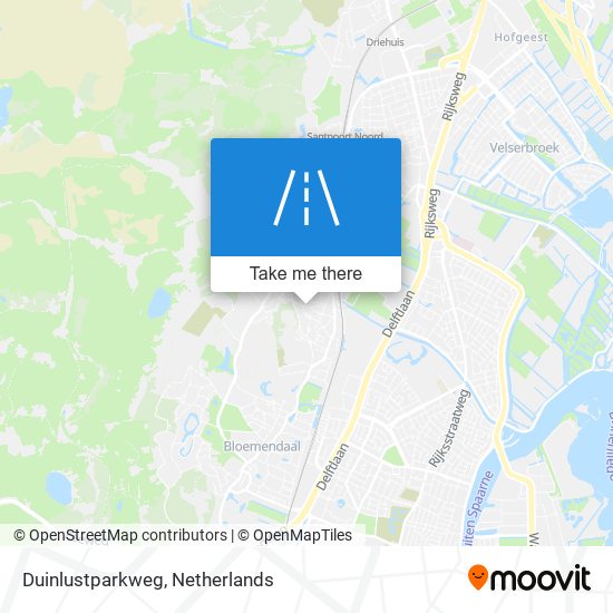 Duinlustparkweg map