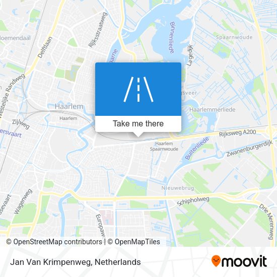 Jan Van Krimpenweg map