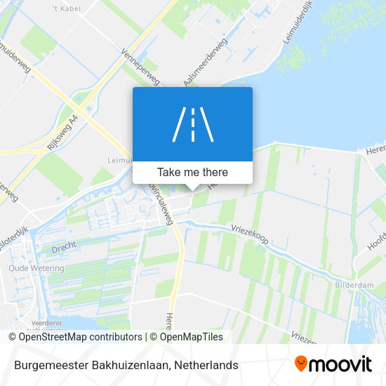 Burgemeester Bakhuizenlaan map
