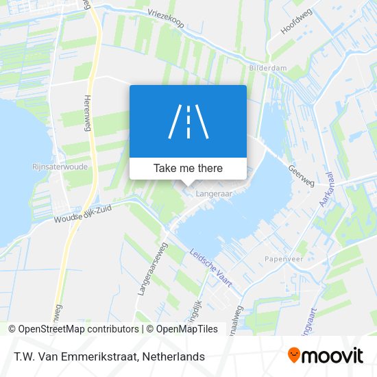 T.W. Van Emmerikstraat map
