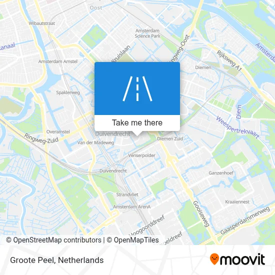 Groote Peel map