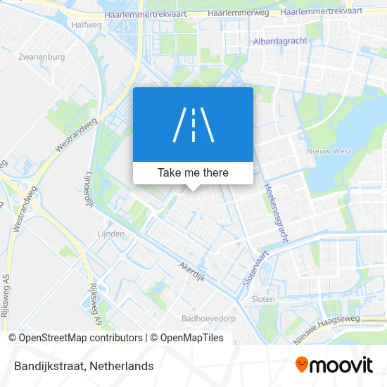 Bandijkstraat map