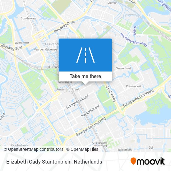 Elizabeth Cady Stantonplein map