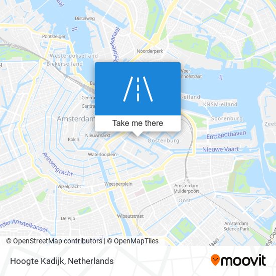 Hoogte Kadijk map