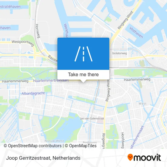 Joop Gerritzestraat map