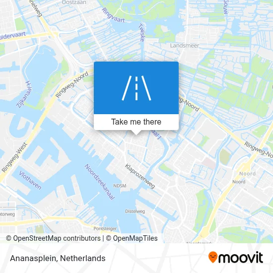 Ananasplein map