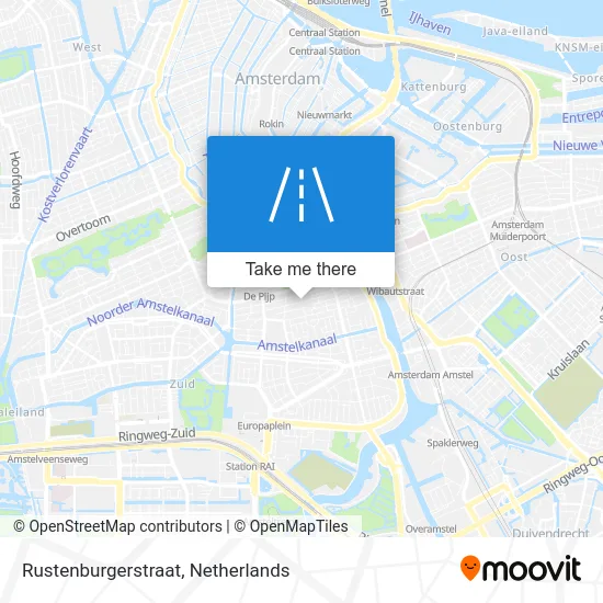 Rustenburgerstraat map