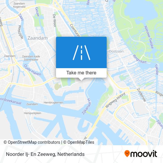Noorder Ij- En Zeeweg map