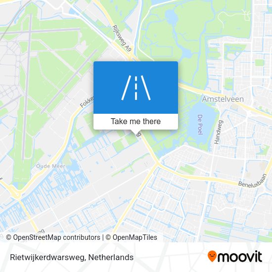 Rietwijkerdwarsweg map