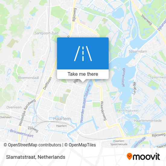 Slamatstraat map