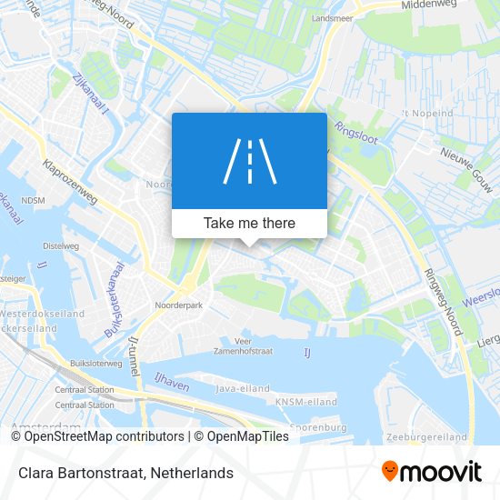 Clara Bartonstraat map