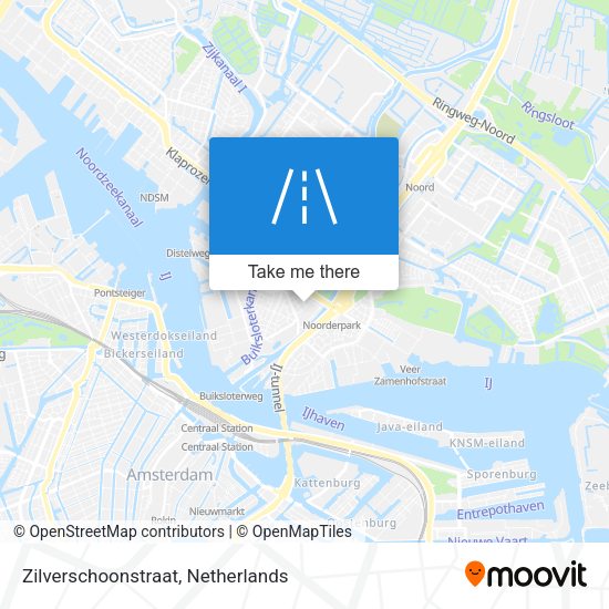 Zilverschoonstraat map