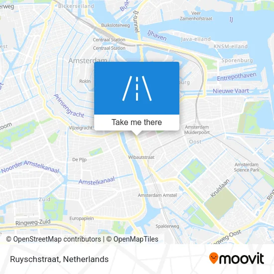 Ruyschstraat map