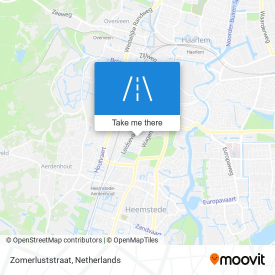 Zomerluststraat map