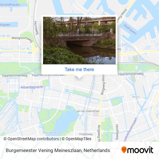 Burgemeester Vening Meineszlaan map