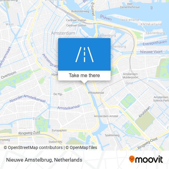 Nieuwe Amstelbrug map