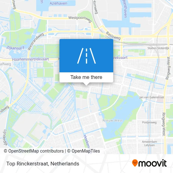 Top Rinckerstraat map