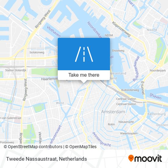 Tweede Nassaustraat map