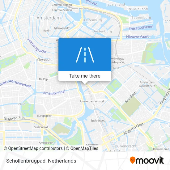 Schollenbrugpad map