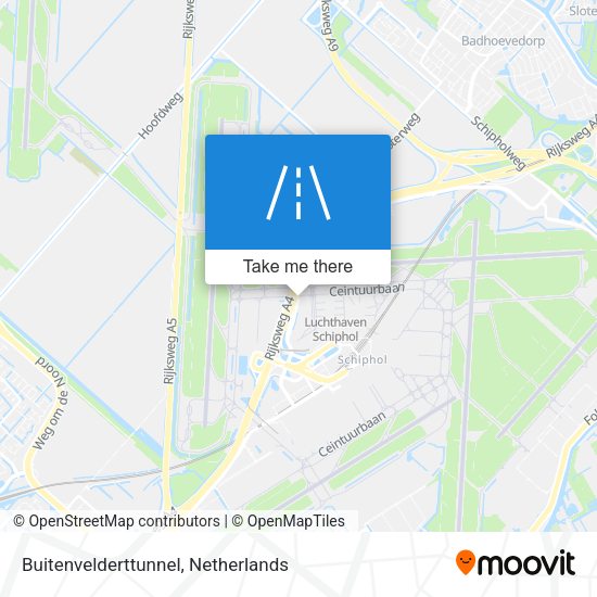 Buitenvelderttunnel map