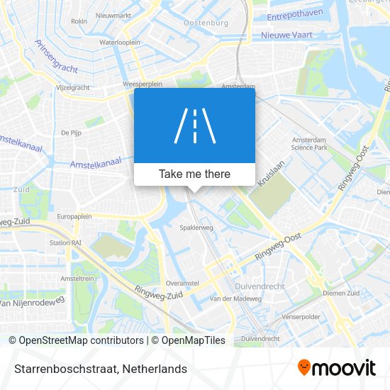 Starrenboschstraat map