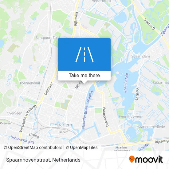 Spaarnhovenstraat map