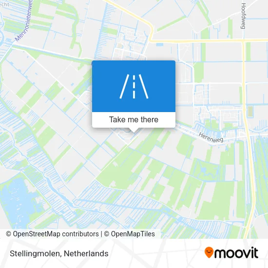 Stellingmolen map