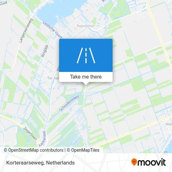 Korteraarseweg map
