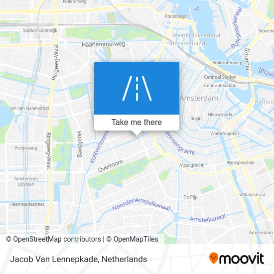 Jacob Van Lennepkade map