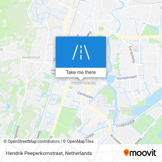 Hendrik Peeperkornstraat map