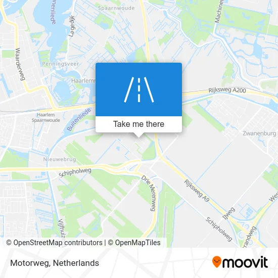 Motorweg map