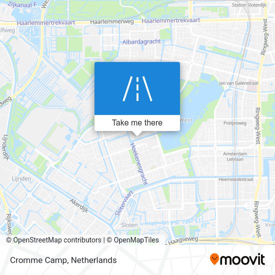 Cromme Camp map