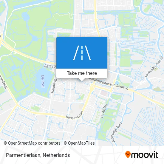 Parmentierlaan map