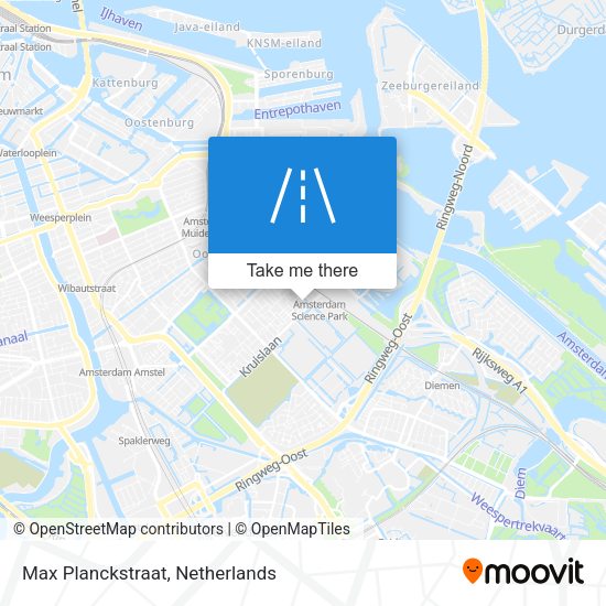 Max Planckstraat map