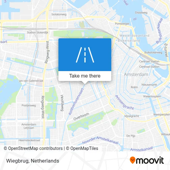 Wiegbrug map