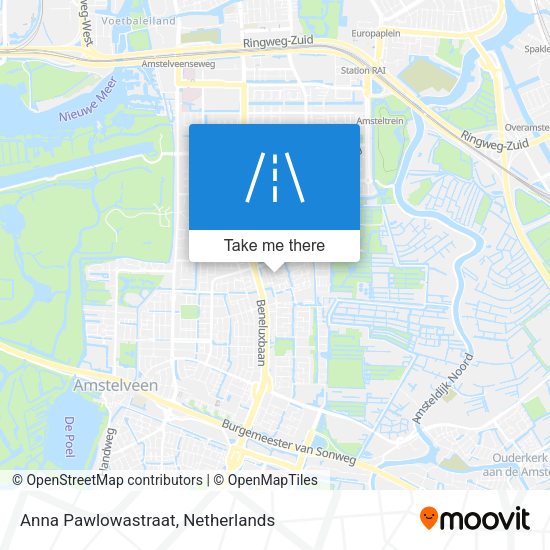 Anna Pawlowastraat map